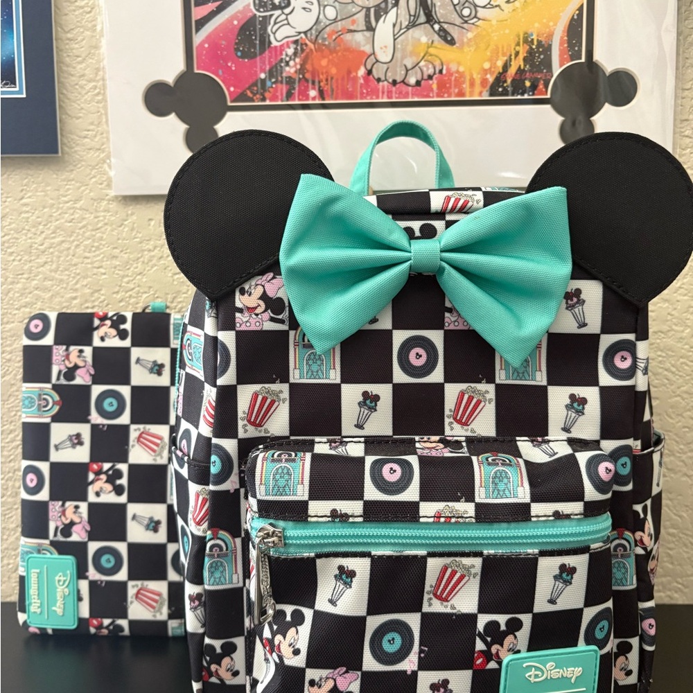 Disney Loungefly 50’s Rock n Roll Mini Backpack